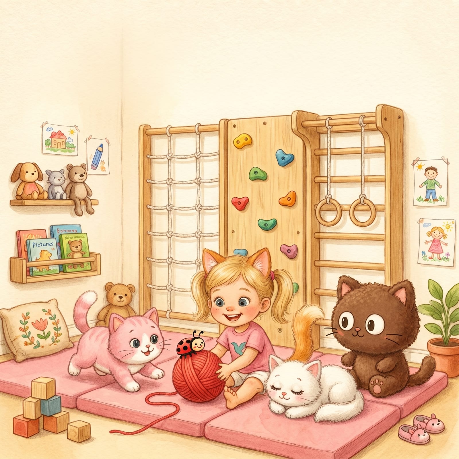 Cover of the personalized book “Nika the Kitten”